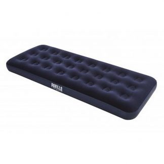 SINGLE-FLOCK-AIR-BED-CARAMARINE-BLUE-Single-Airbed-071011B
