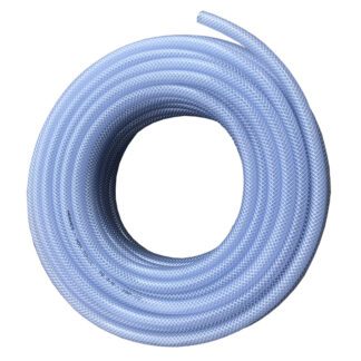 clear braided pvc hose 1/4 inch (per meter) 18154