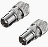coax alloy plugs (2)  H84011