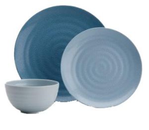 Shades of blue 12PC dinner set  QQ081128