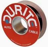 cable flat twin 44/0.30  black (per mtr)  0-953-51F