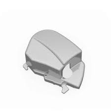 Fiamma F65L 2018 Left Hand Outer End Cap White (98667-038)