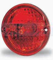JOKON REAR RED ROUND LIGHT CLUSTER STOP TAIL LAMP CARAVAN MOTORHOME
