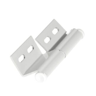 White Aluminium Door Hinge (D99/R)