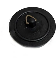 W4 Waste Plug 37893 black sink waste plug for caravan and motorhome sinks