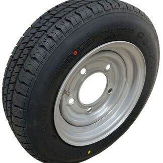 Wheel and Tyre 155/70R12C RAd.5 Stud/6 1/2