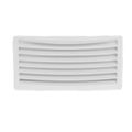 Can Plastic Louvered Vent (Off White)