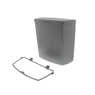 Hartal 3 Piece Door Bin Set - Traffic Grey (No fittings)