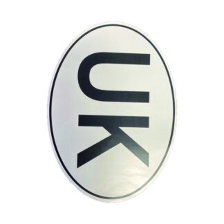 Medium Oval UK Sticker - 138x1 AA444