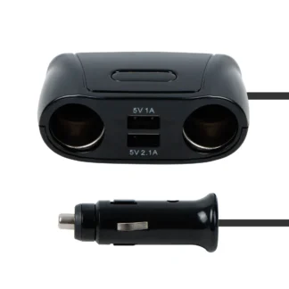 Twin Socket and Twin USB Charger SWUSB4