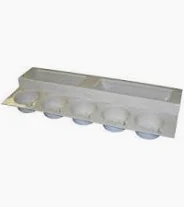 Stepped Cup and Plate Rack Ivory QQ095701
