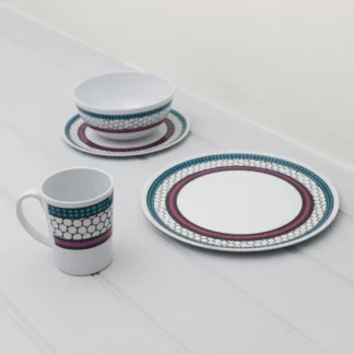 Leisurewize Complete Honeycomb Dinner Set