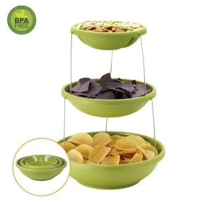 Fozzils Think Flat Twistfold Party Bowl PB3-312AQ