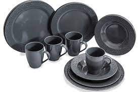 Miriad Quest Premium 16 Piece Dining Set Graceful Grey