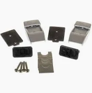 fiamma awning leg wall brackets (white)  98655-176