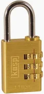 Kasp Brass Combination Padlock K11030D