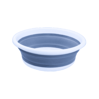 white/grey-collapsible washbasin  5 litre capacity  HW5155