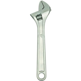 jefferson 10" adjustable wrench nickel plated   JEFAW250S