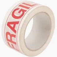 printed tape fragile 50mm x 66 metres     A0016297