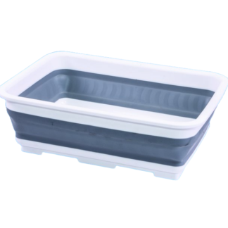 White / Grey - Collapsible Washing Bowl HW5111