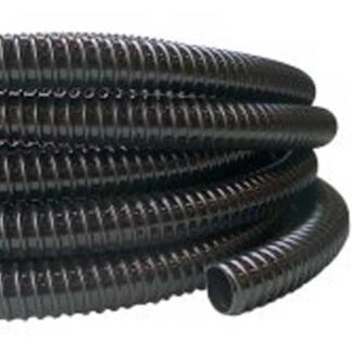 BLACK CONVOLUTED HOSE SMOOTH INTERIOR  (PER  MTR) 9740