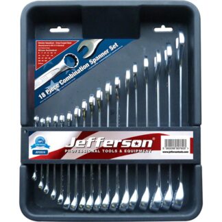 jefferson 18 Piece Combination Spanner Set  JEFCSS18