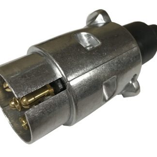7 Pin Plug Metal. Male. 6003