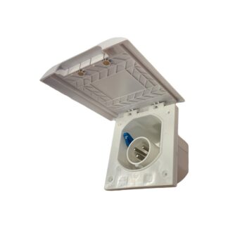 PO165 Element Line White CEE Mains Inlet