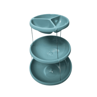 3 Tier Twist fold Party Serving Plastic Stand With Bowls/Platter Stylish Rack