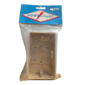 Gang surface box 37mm - Beige