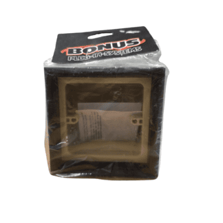 Single back box black/beige